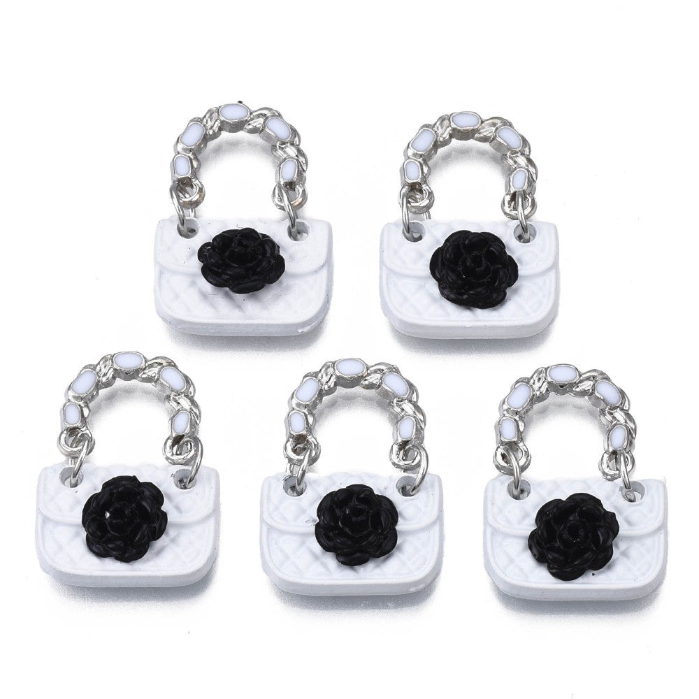 Handbag White Charms