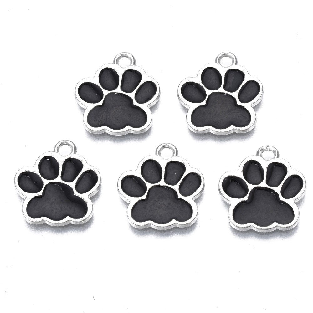 Paw Enamel Charms