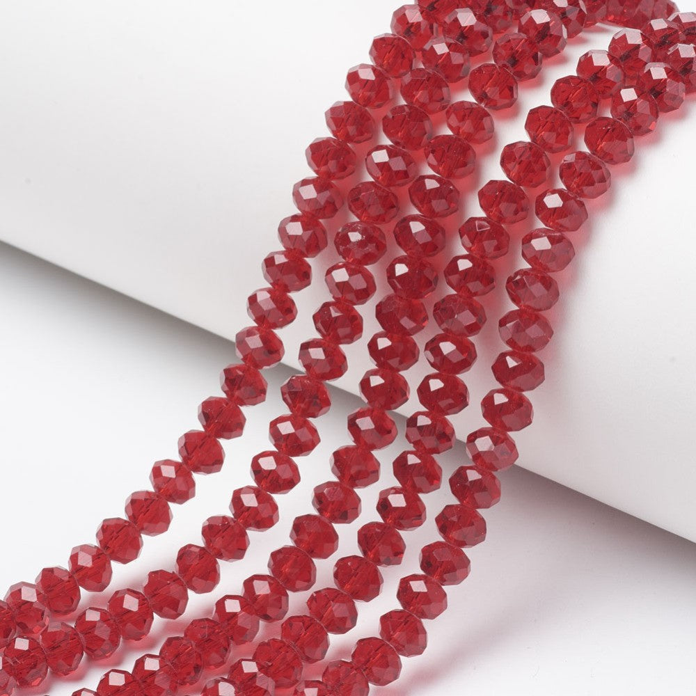 Crystal Glass Plain Beads