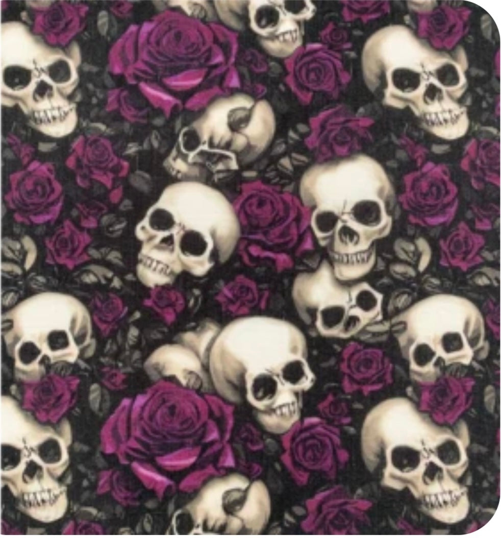 Skull & Rose Polycotton