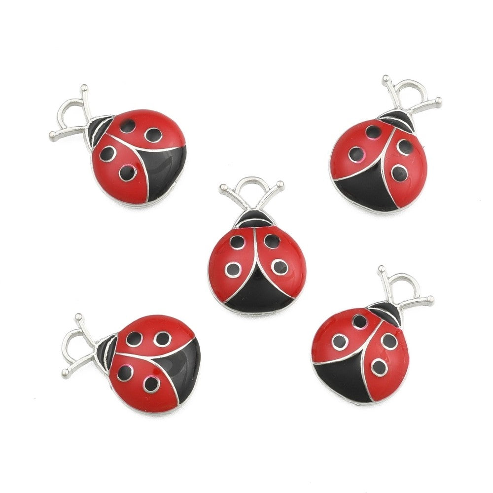 Ladybird Enamel Charms