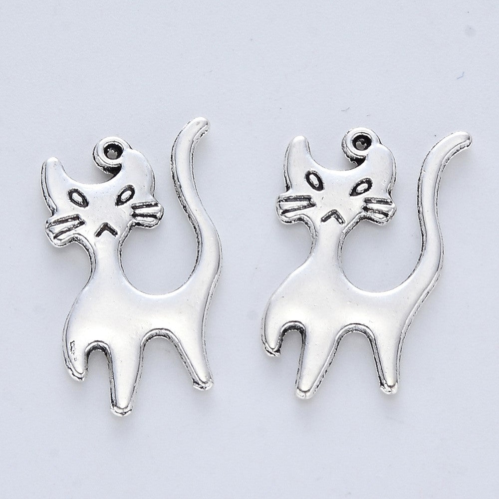Cat 2 Silver Charms