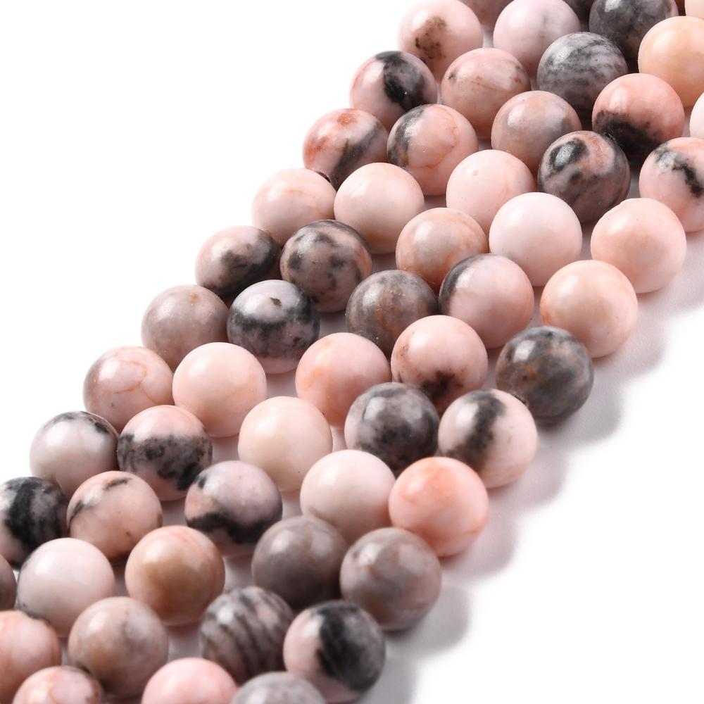 Pink Zebra Jasper 8mm