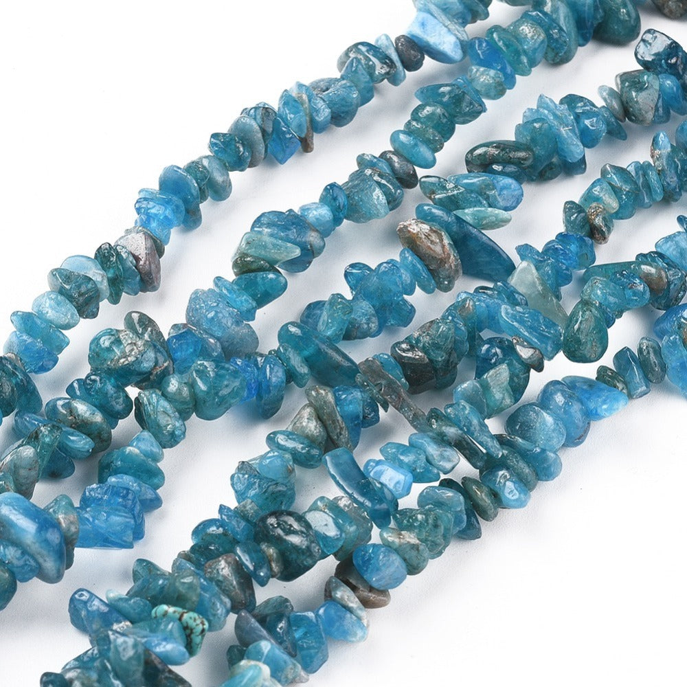 Apatite Dark Chip Beads