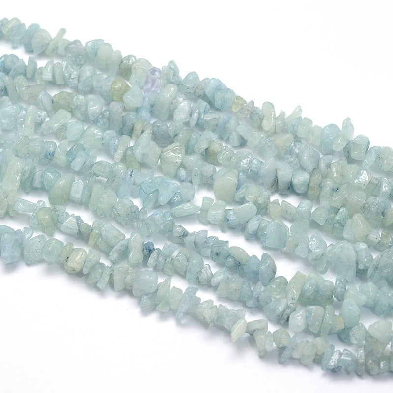 Aquamarine Chip Beads