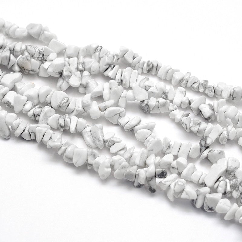 Howlite Chip Beads
