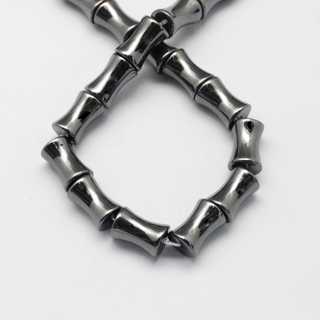Bamboo Hematite Beads