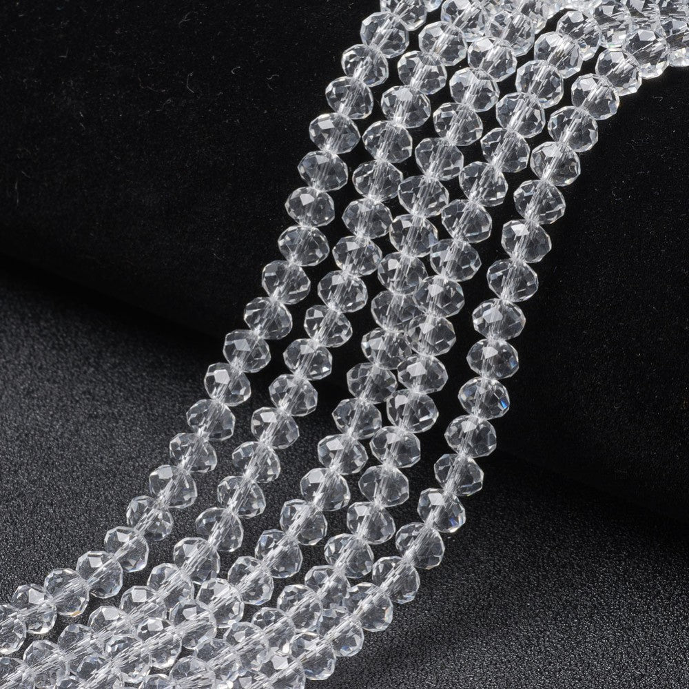 Crystal Glass Plain Beads