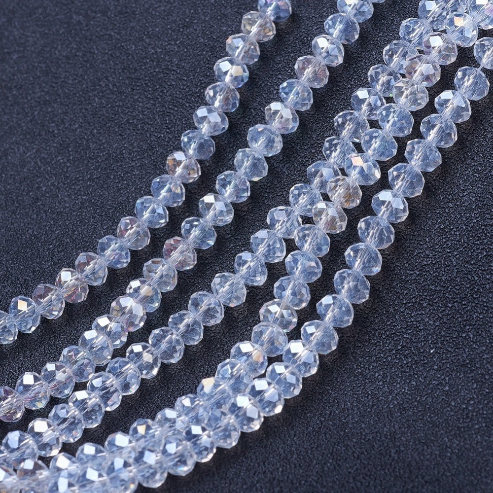 Crystal Glass Plain Beads