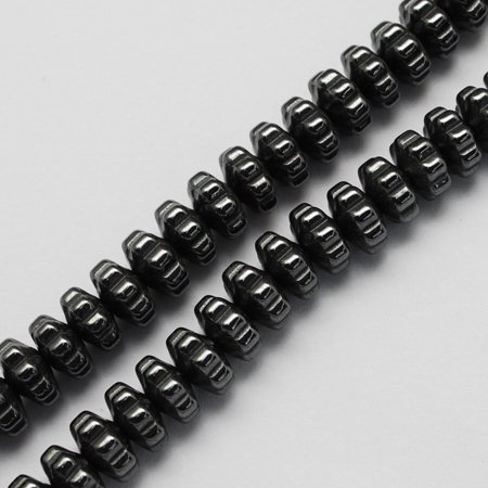 Cog Hematite Beads