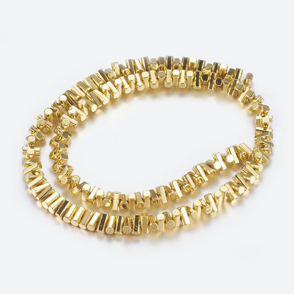 Column Hematite Beads