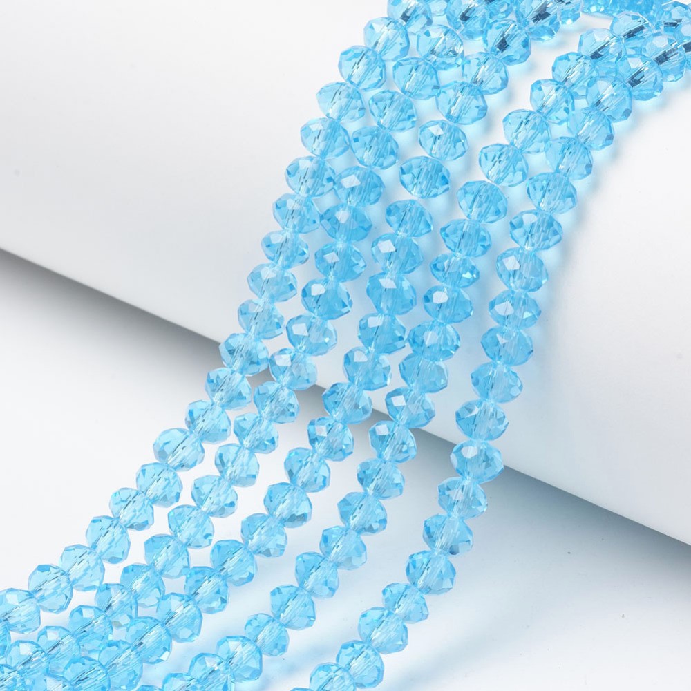Crystal Glass Plain Beads