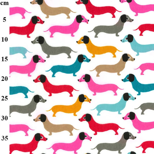 Dachshund Dog Polycotton