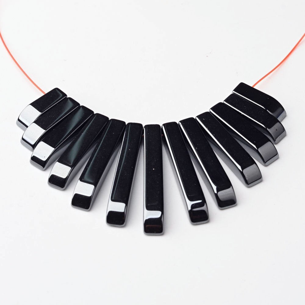 Hematite 13pc Tapered Fan