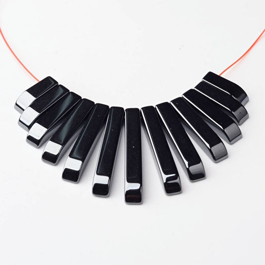 Hematite 13pc Tapered Fan