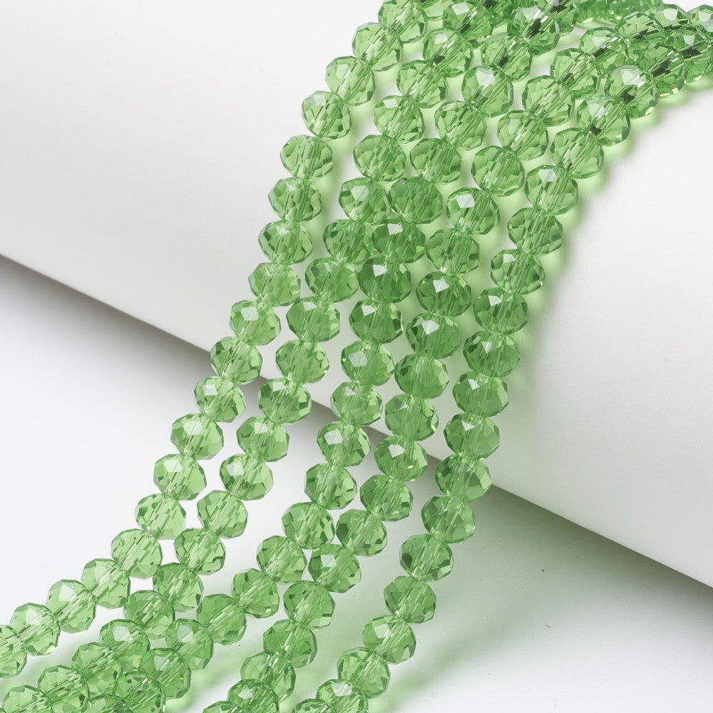 Crystal Glass Plain Beads