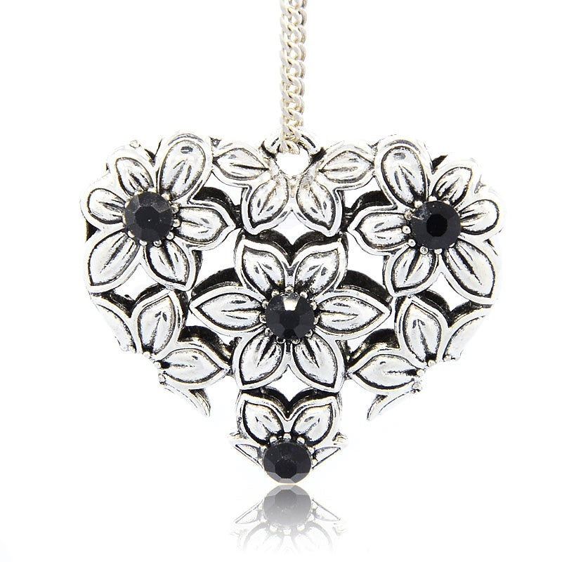Flower Heart Pendant