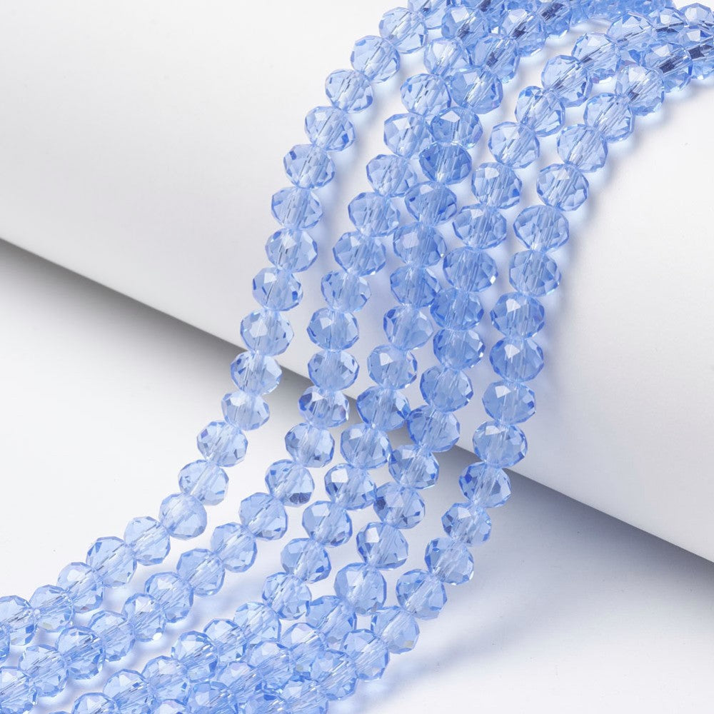 Crystal Glass Plain Beads