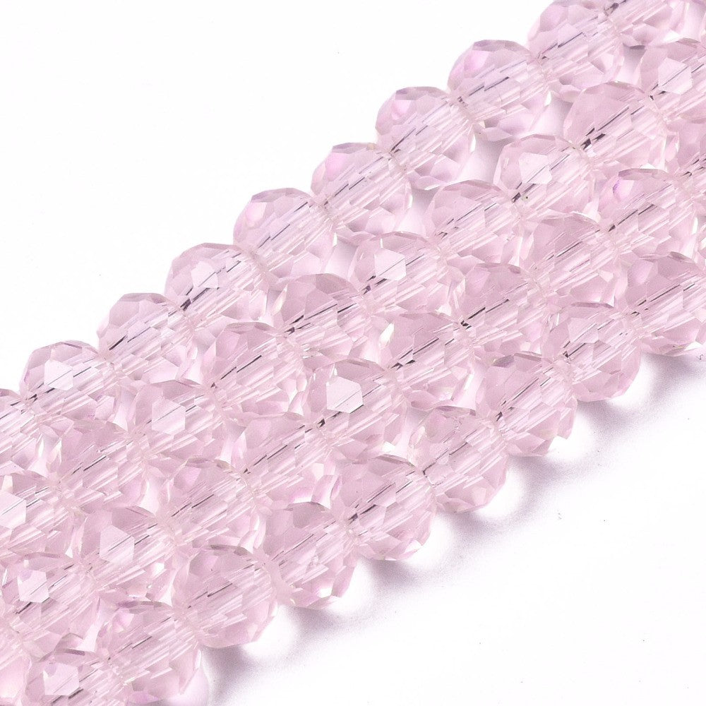 Crystal Glass Plain Beads