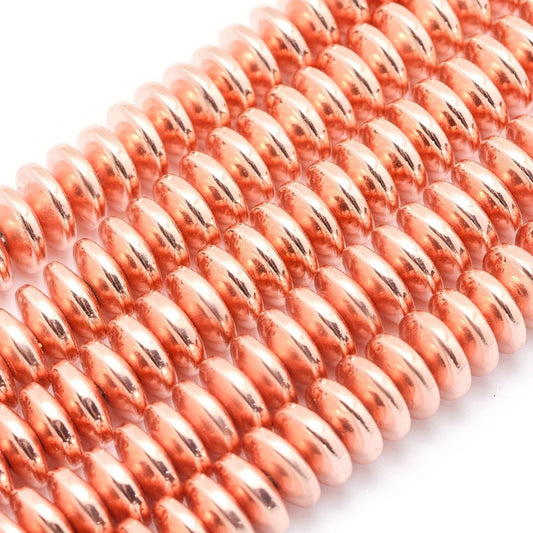 Rondelle Hematite Beads