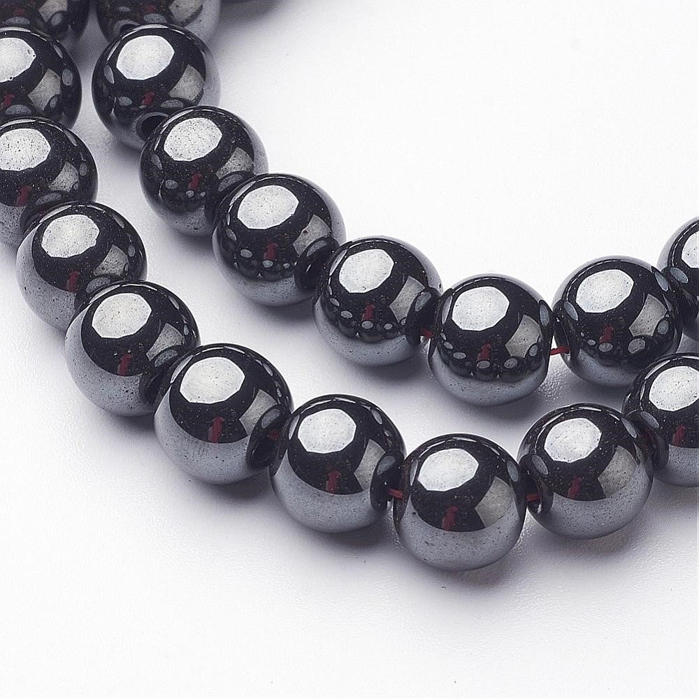 Round Hematite Beads