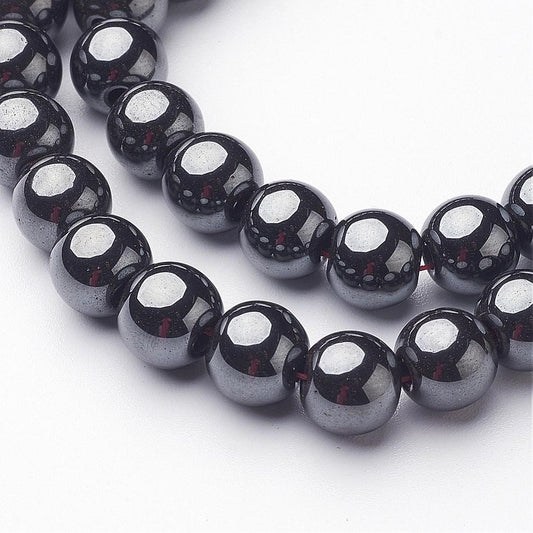 Round Hematite Beads