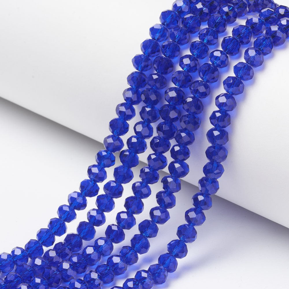 Crystal Glass Plain Beads