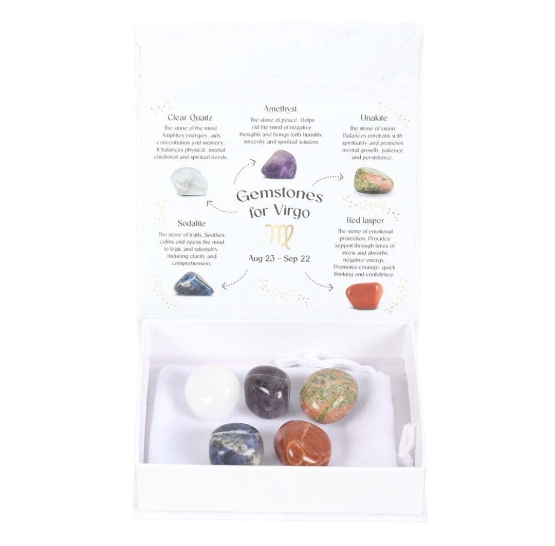 Zodiac Crystal Gemstone Gift Set