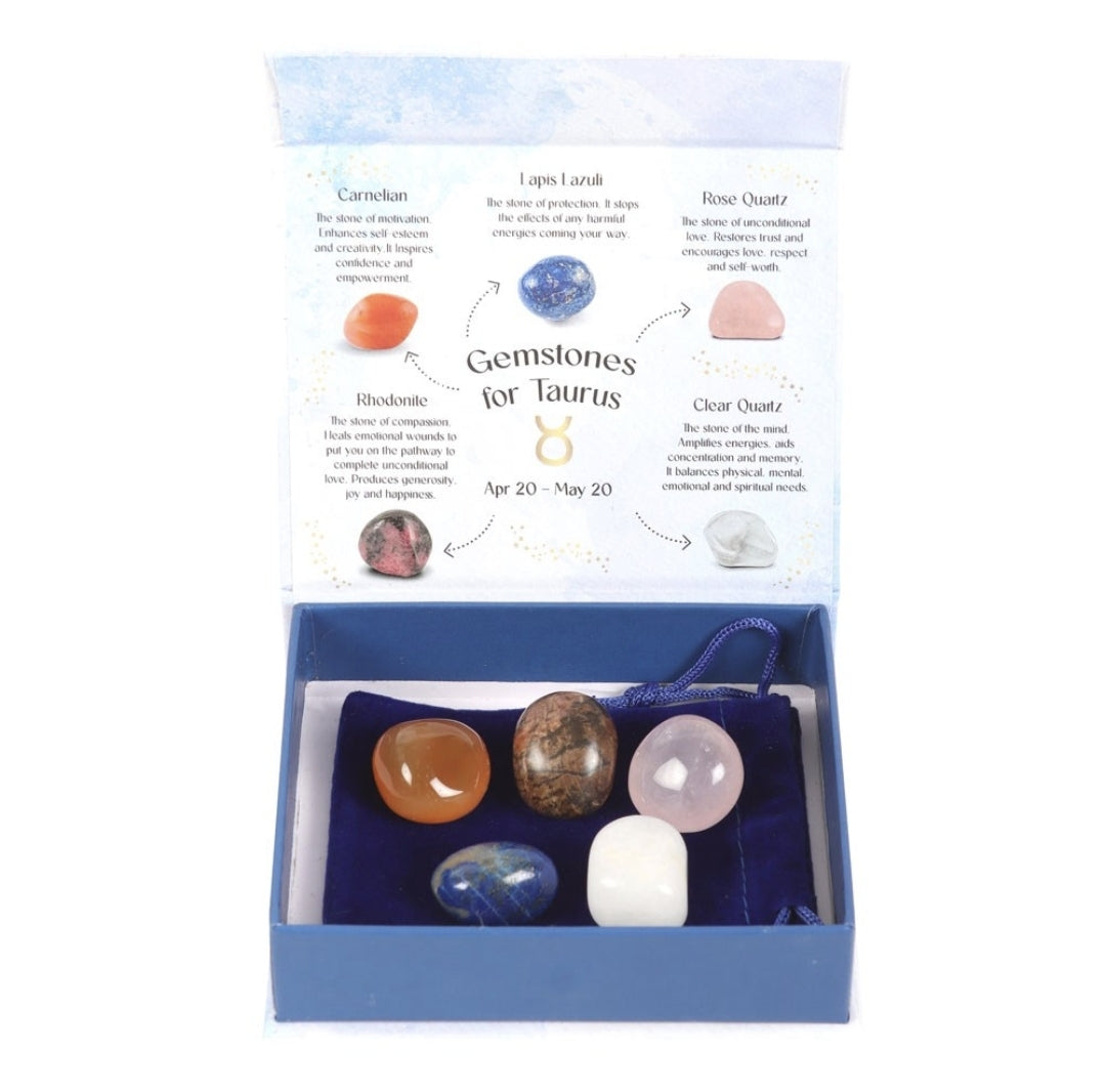 Zodiac Crystal Gemstone Gift Set
