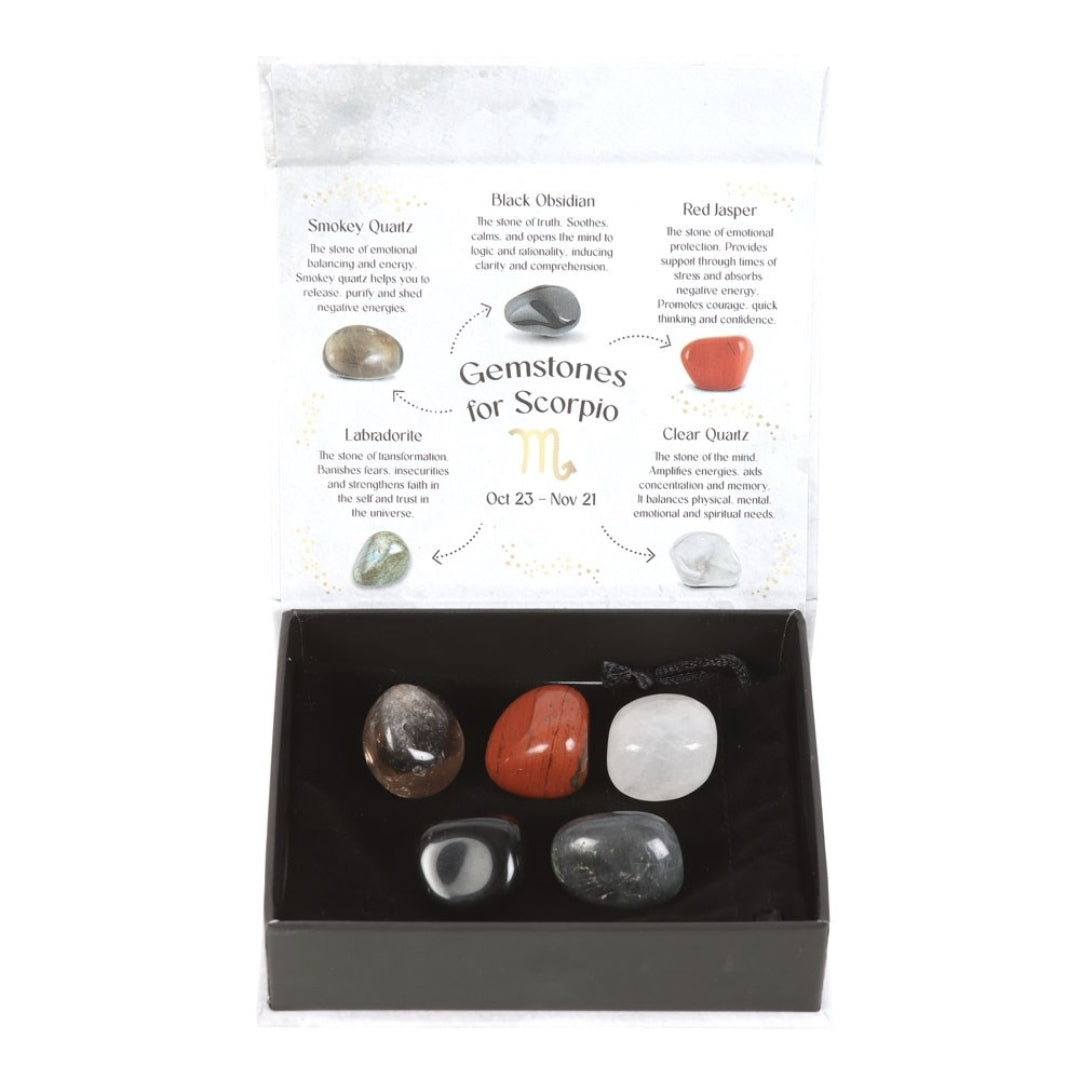 Zodiac Crystal Gemstone Gift Set