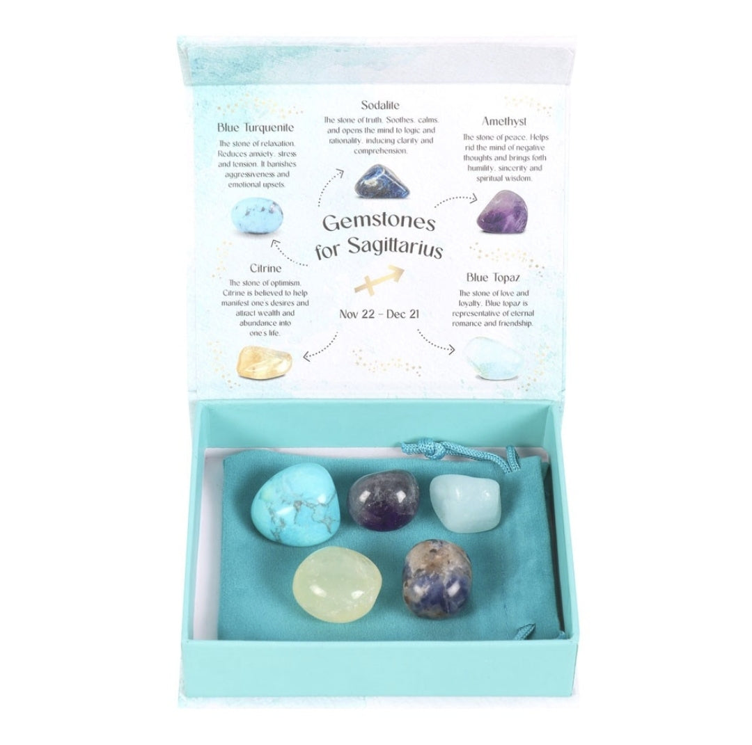 Zodiac Crystal Gemstone Gift Set