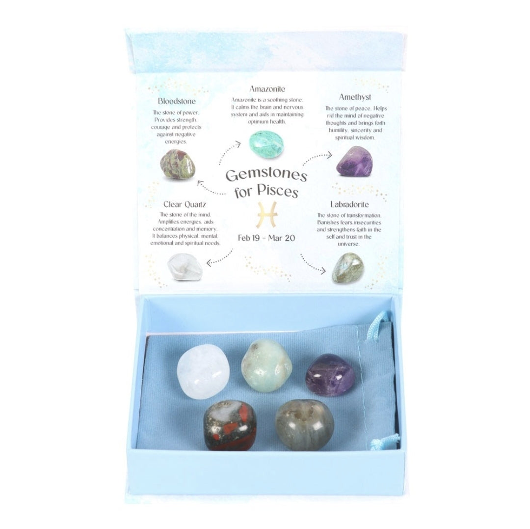 Zodiac Crystal Gemstone Gift Set