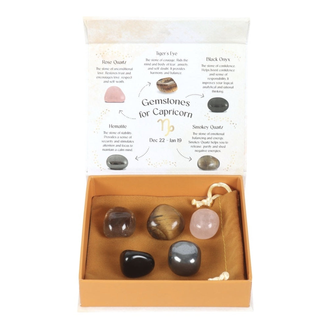 Zodiac Crystal Gemstone Gift Set