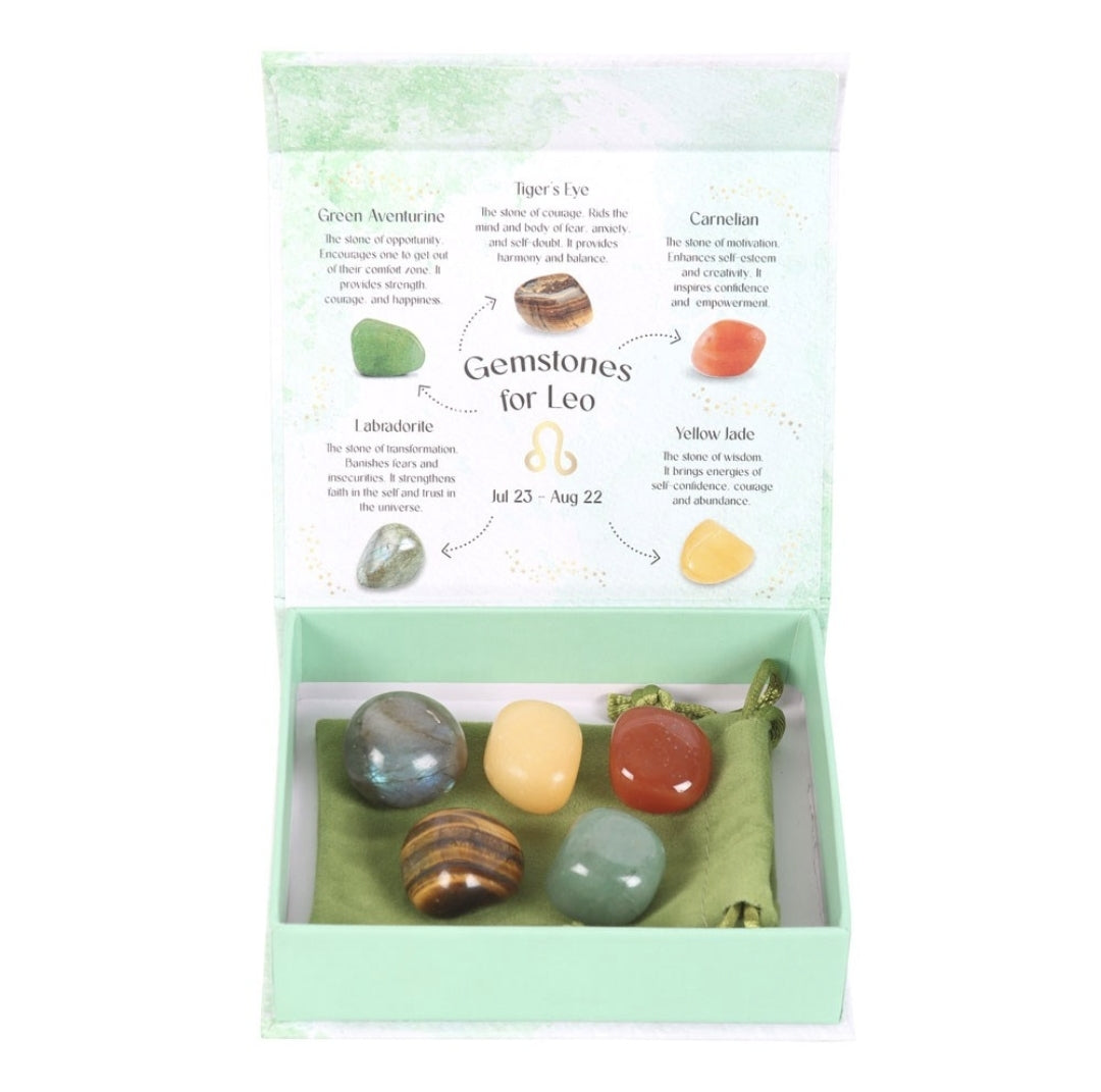 Zodiac Crystal Gemstone Gift Set
