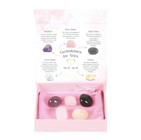 Zodiac Crystal Gemstone Gift Set