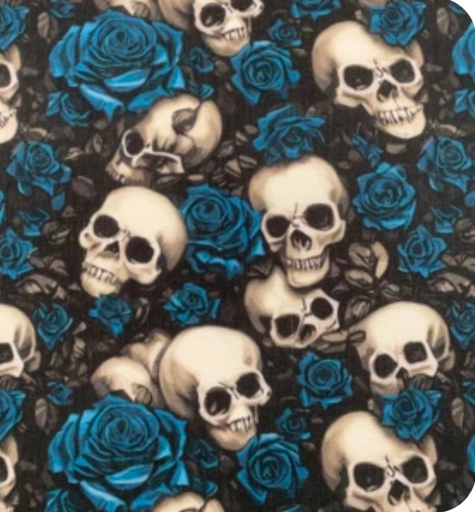 Skull & Rose Polycotton
