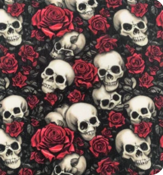 Skull & Rose Polycotton