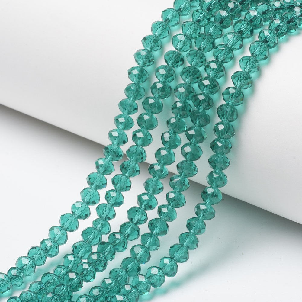 Crystal Glass Plain Beads