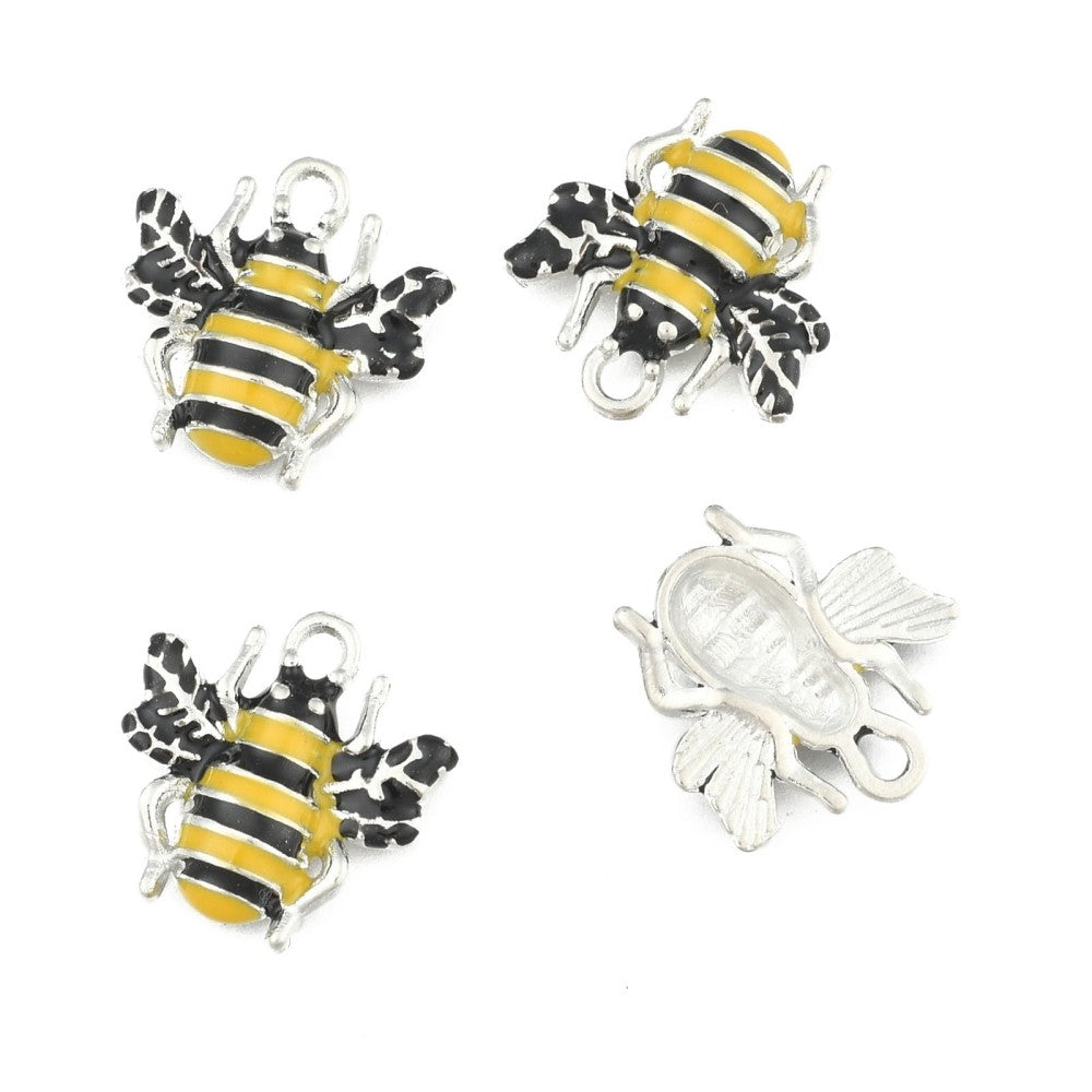 Bee Enamel Charms