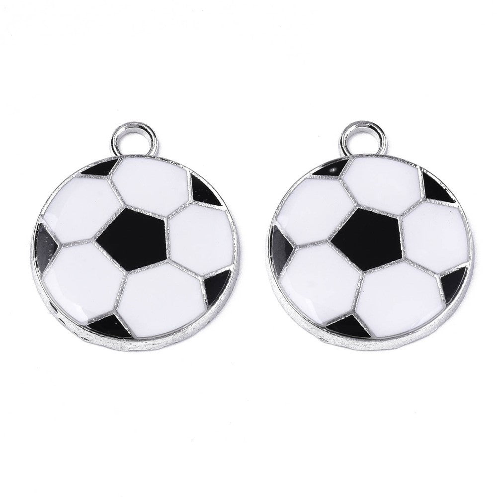 Football Enamel Charms