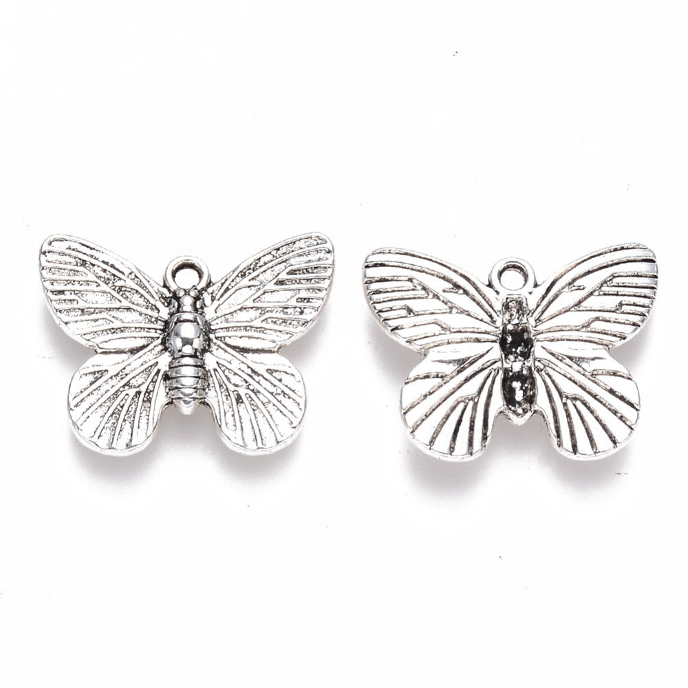 Butterfly Silver Charms