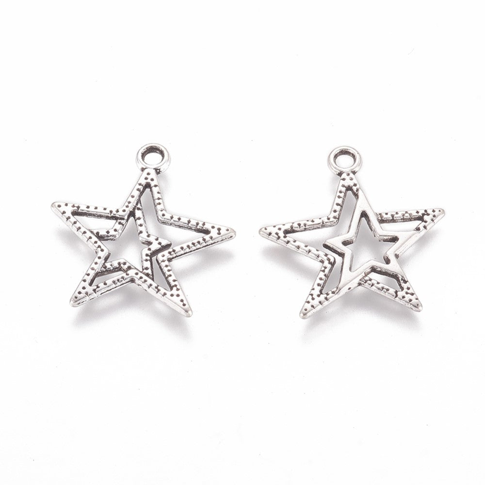 Star Silver Charms
