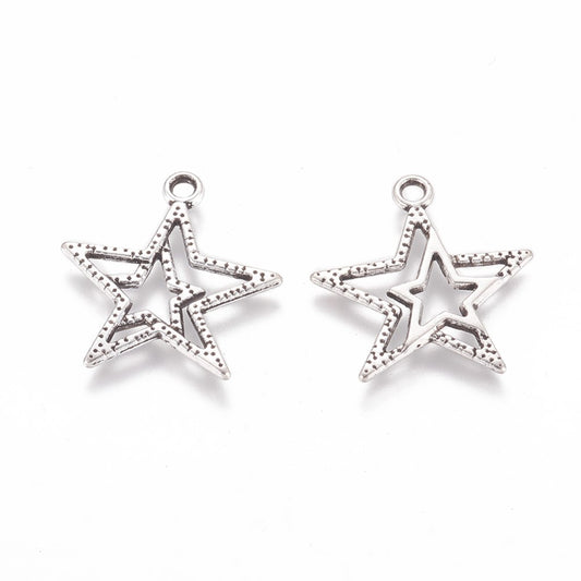Star Silver Charms