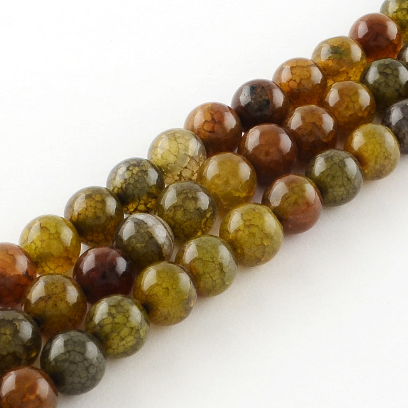 Dragon Vein Agate 8mm