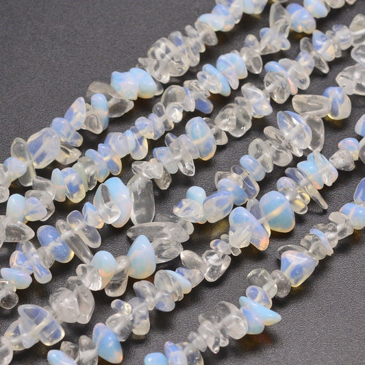 Opalite Chip Beads