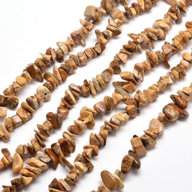 Picture Jasper Chip Beads