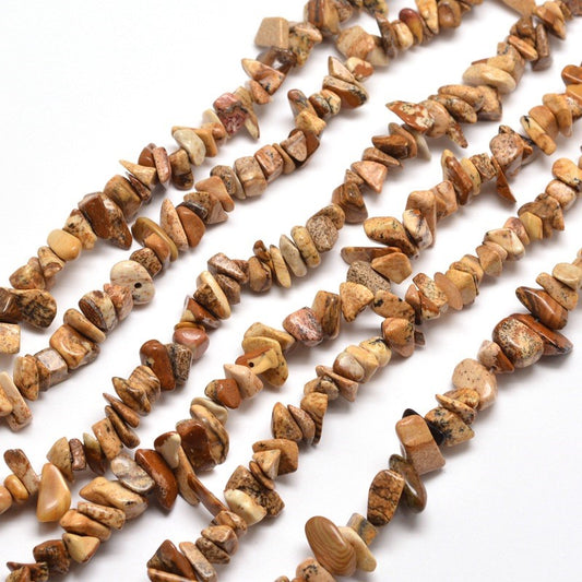 Picture Jasper Chip Beads