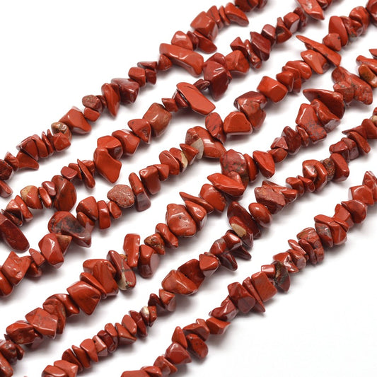 Red Jasper Chip Beads