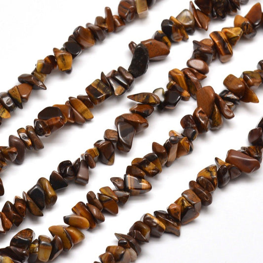 Tigers Eye Chip Beads
